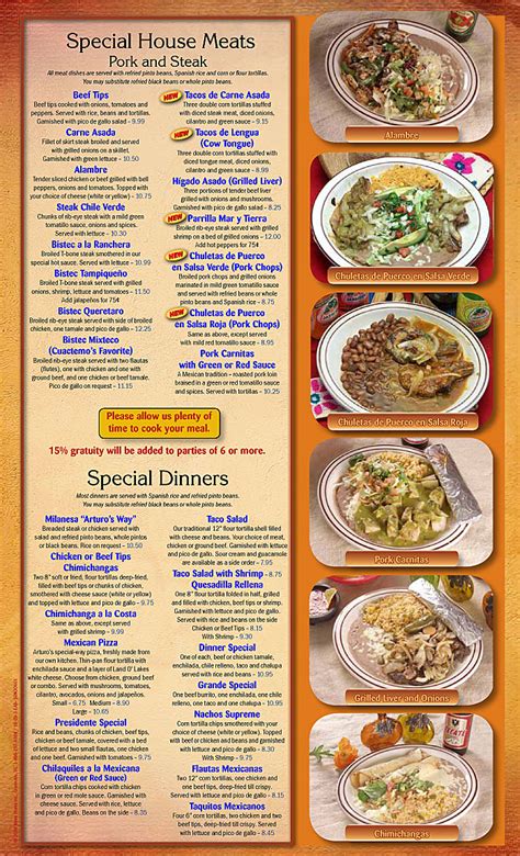 Maybe you would like to learn more about one of these? New Bern NC - Authentic Mexican Cooking | Arturo's Mexican ...