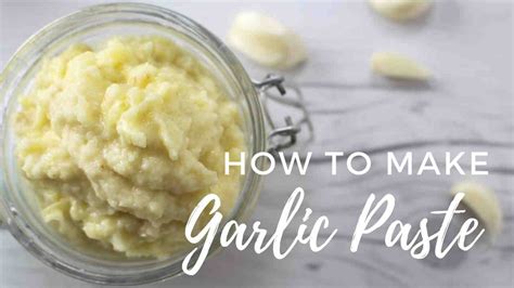 How To Make Garlic Paste YouTube