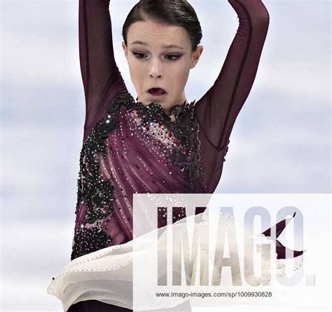 Anna Shcherbakova Of Russia Performs During The Women S Single Figure