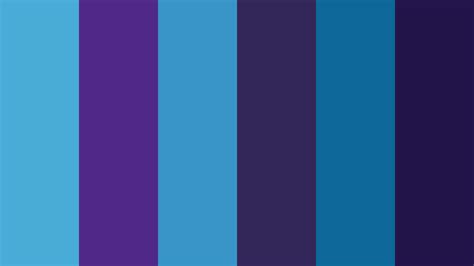 Purple And Blue Swing Color Palette Color Palette Blue Colour