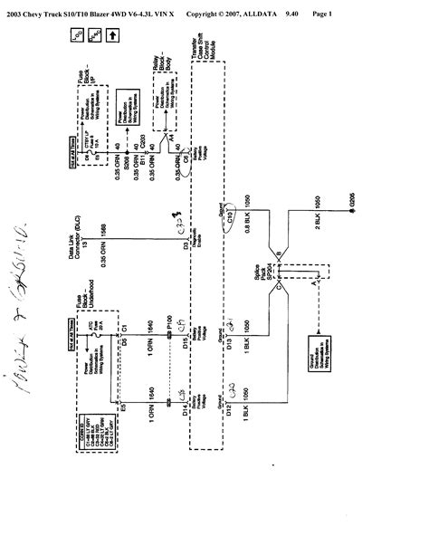 Wiring Diagram 2000 Chevy Blazer Wiring Digital And Schematic