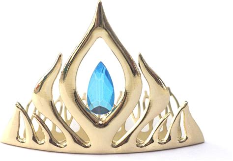 Kuzhi Frozen Elsa Tiara Coronation Crown Gold Clothing