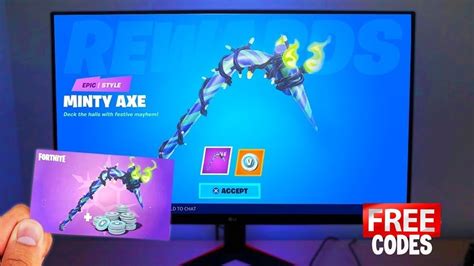 Make sure to redeem them as soon as possible before they expire. Fortnite Free Minty Axe Codes - YouTube