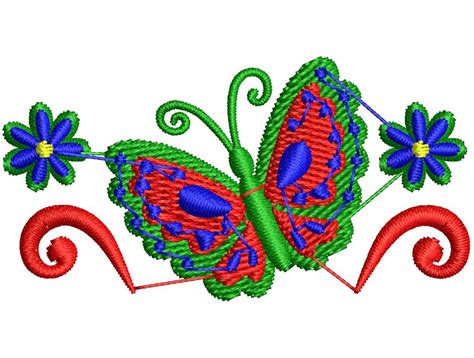 Free Butterfly Embroidery Digitizing 41