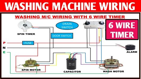 4 Wire Washing Machine Motor Wiring Diagram