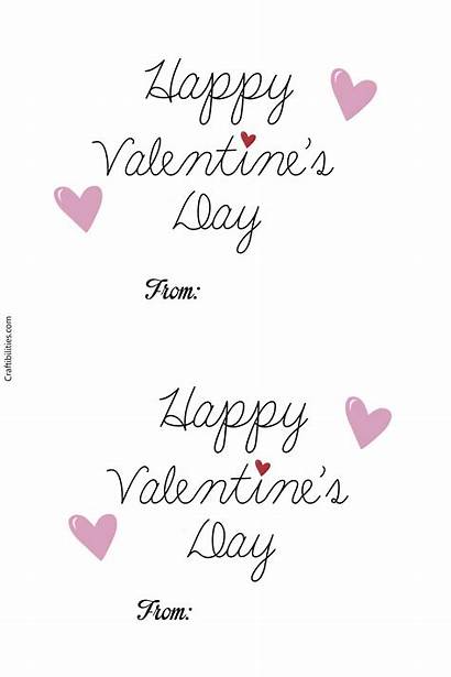 Valentine Happy Tag Gifts Cards Valentines Treats