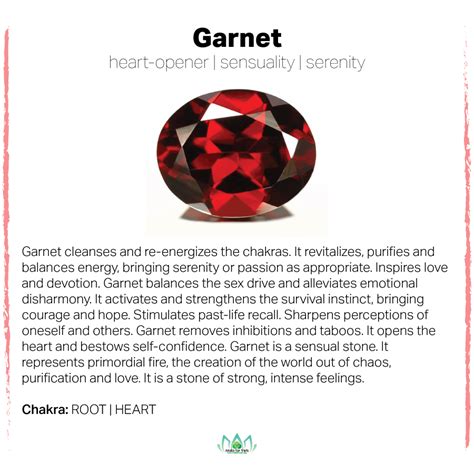 °garnet Gemstone Meanings Crystal Healing Stones Spiritual Crystals