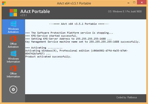 Aact Portable Activate All Vl Versions Of Windows And Office