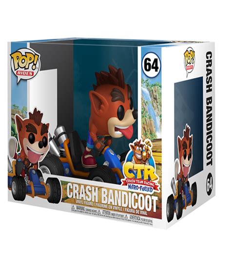 Funko Pop Rides Crash Bandicoot 64 Crash Bandicoot New Mint Condition