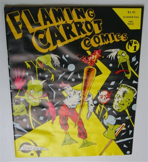 flaming carrot comics 1 signed by bob burden numbered 3 019 of 6 500 comic books bronze