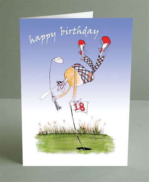 Fun Golf Card 'happy Birthday...' - Etsy UK