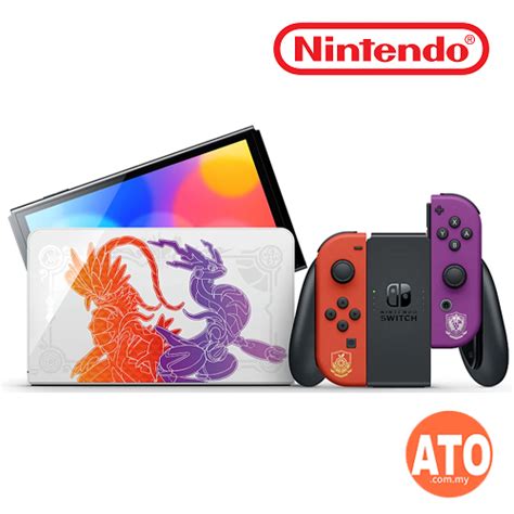 Nintendo Switch Console Oled Model Pokemon Scarlet And Violet Special Edition