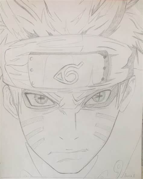 A Quick Naruto Sketch I Did A While Ago Hope You Like It Rnaruto