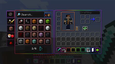 Animated Rgb Gui For Minecraft 1165