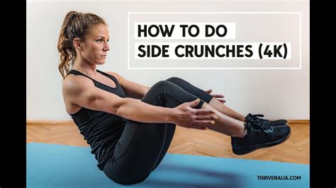 How To Do Side Crunches 4k Youtube