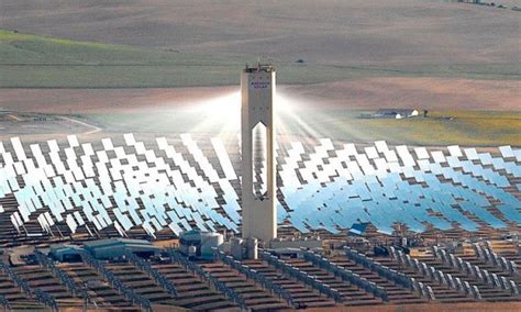 A Gigantic Solar Power Plant That Produces Electricity Even During The Night