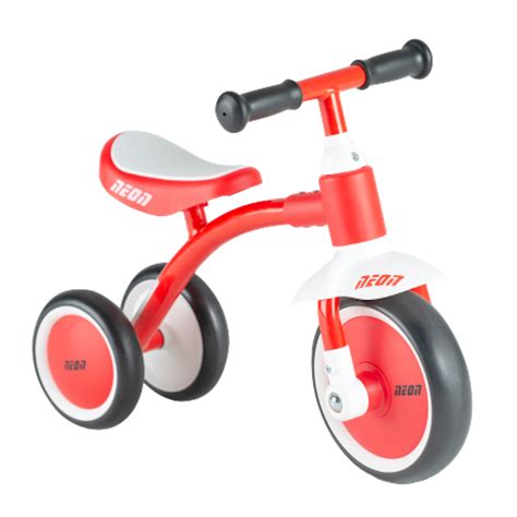 Neon Trike Mini Walker Ride On Red Babys First Balance Bike For