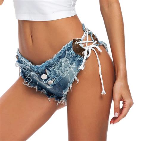 Fleepmart 1pcs Womens Sexy Super Denim Shorts 2020 Summer Denim Cotton