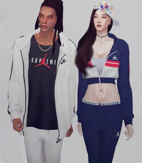 Couple Jogger Set At Kks Sims4 Ooobsooo Sims 4 Updates