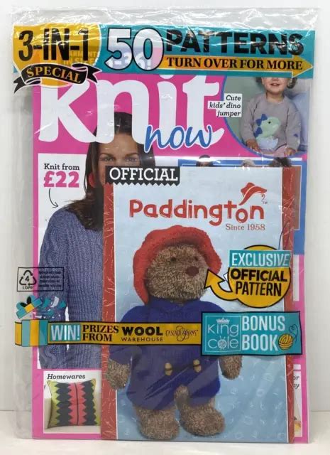Knit Now Magazine Issue 152 March 2023 With Free Ts New Sealed 6
