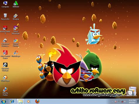 Know And Learn All About Computers Angry Birds Space Windows 7 Themes