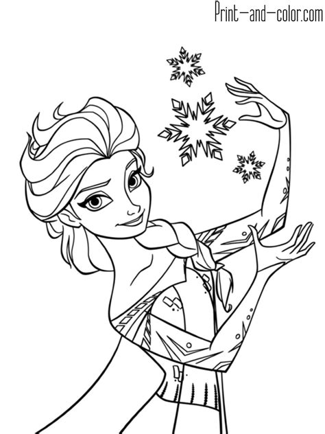 Elsa Coloring Book Kinosvalka
