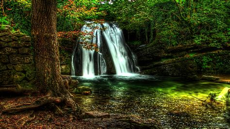 Download Waterfall Photography Hdr Hd Wallpaper