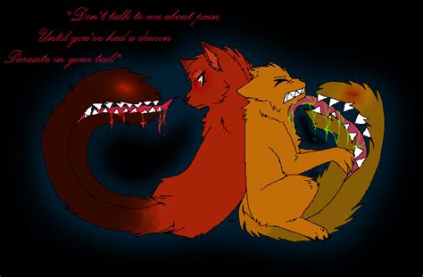 Demon Tail Wolves By Fearfulfloof On Deviantart