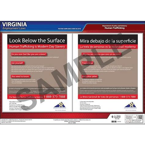 Virginia Human Trafficking Poster