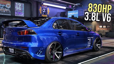 Need For Speed Heat Mitsubishi Lancer 38l V6 Swap Gameplay Youtube