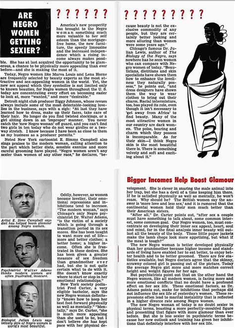 Are Black Women Getting Sexier The Full Story Jet Magazine January 31 1952 Jet Magazine