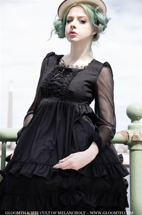 Ruffled And Corseted Chest Piece Lolita Fashion Gothic Fashion