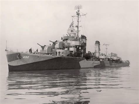 Uss Bailey Dd 492 Was A Benson Class Destroyer In The United States