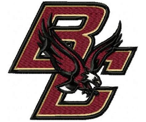 Boston College Eagles Logo Machine Embroidery Design For Instant