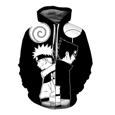 Vêtement Sweat Naruto Uchiha Vs Uzumaki