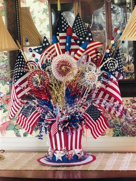 Patriotic Decorations Made With Silhouette Memorialday July4th