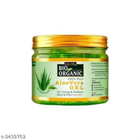 Indus Valley Bio Organic Aloe Vera Gel Certified Organic For Skin