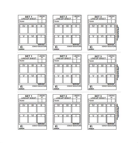 10 Line Sheet Templates Free Sample Example Format