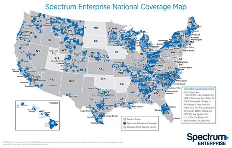 Spectrum Internet Availability Map | Time Zones Map World