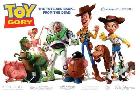The photos and design ideas are gorgeous and she gives paint palettes and color schemes to coordinate each look in your own home. Zombie toy story! | Movie poster art, Funny horror, Gory