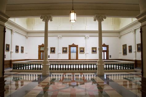 Texas State Capitol Interior Redactionele Afbeelding Image Of Toerist