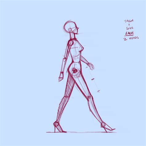 This is the basic four key poses for the walk cycle animation; Desenho dibujo garota GIF - Find on GIFER