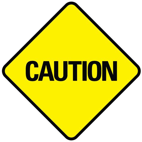 Caution Sign Transparent Png Stickpng