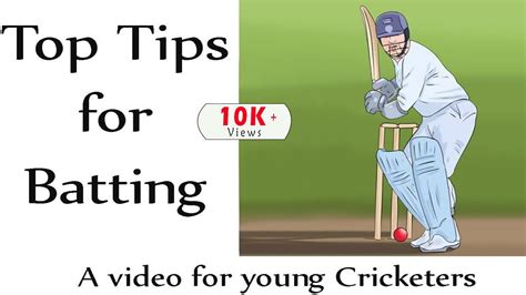 How To Be A Good Batsman Top Tips For Batting Cricketbio Youtube