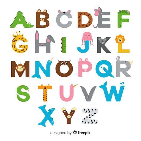 Printable Alphabet Animal Letters