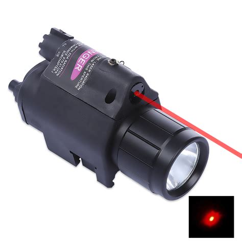 9908 20mm Laser Sight Tactical Led Flashlight Red Dot