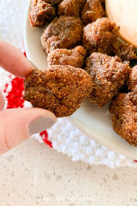 They're crispy and juicy without being fried. Spicy Chicken Nuggets! - A Grateful Housewife | Gluten ...