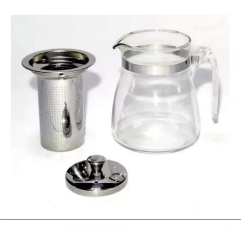 Comprar Chaleira De Vidro Infusor Em Inox 600 M L Bule Para Ch