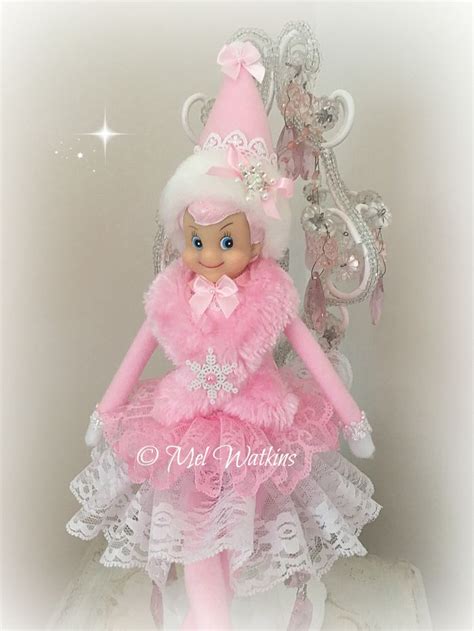 Pretty In Pink Elf Girl Mel Watkins Pink Elves