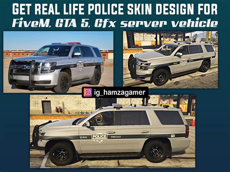 Custom Fivem Police Car Skin Redesigned By Muhammad H